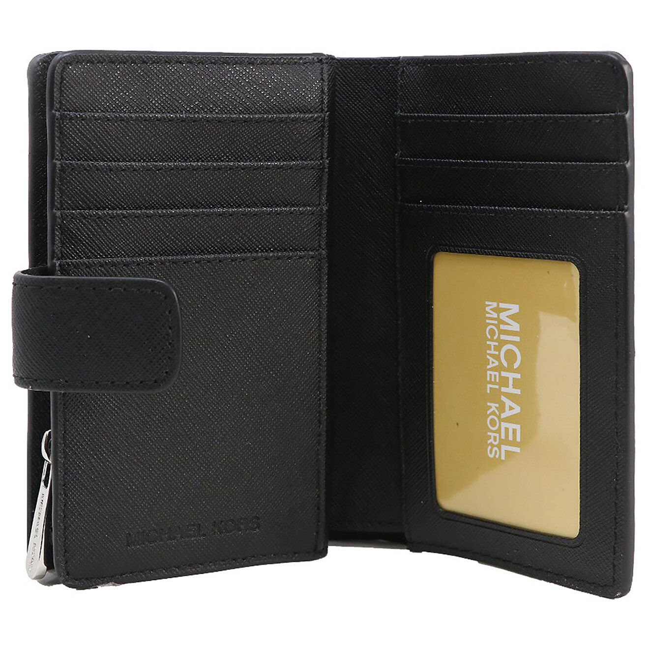 Michael Kors Portefeuille Jet Set Travel noir - 13.5x9 cm