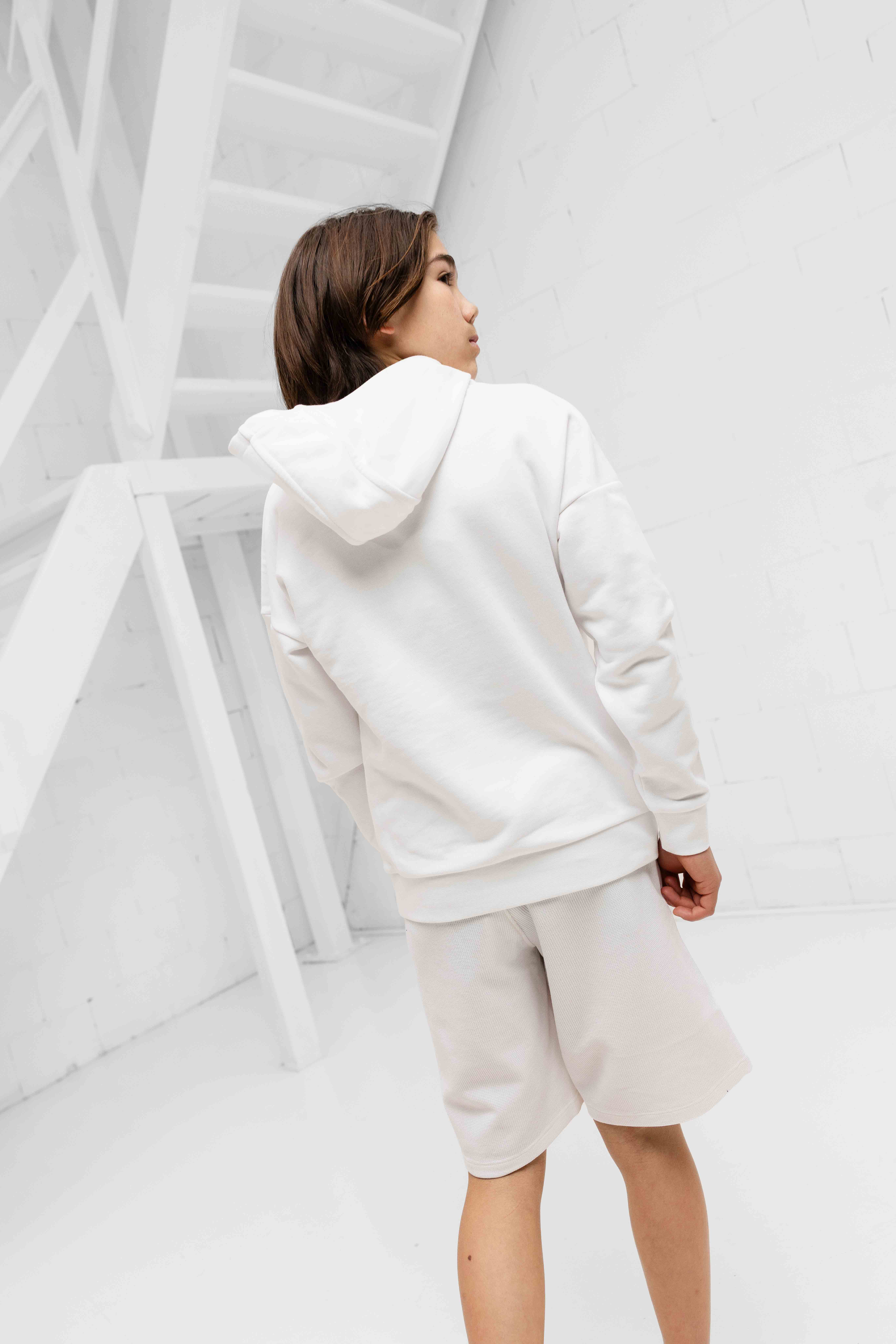 Hugo Boss Knit Korte Broek Kids Wit