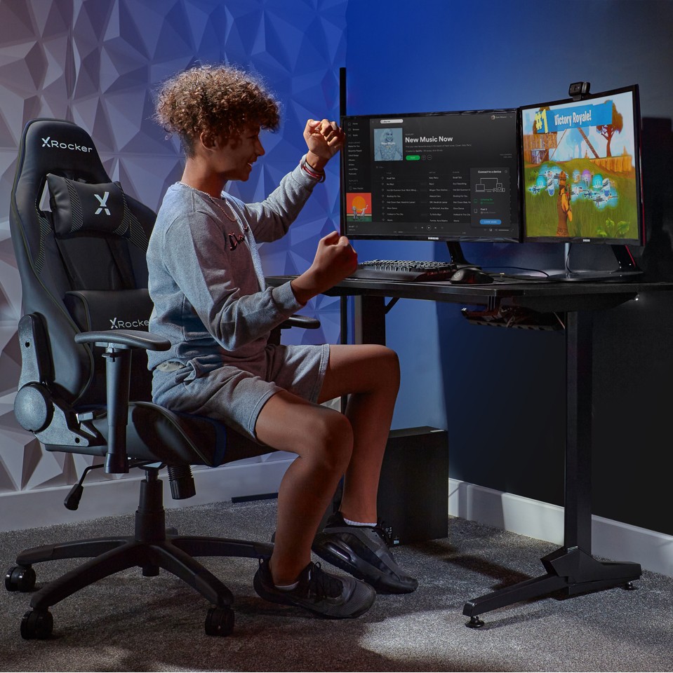 Xrocker Agility Jr Esport Gaming Chair With Comfort Adjustability For Junior Gamers
