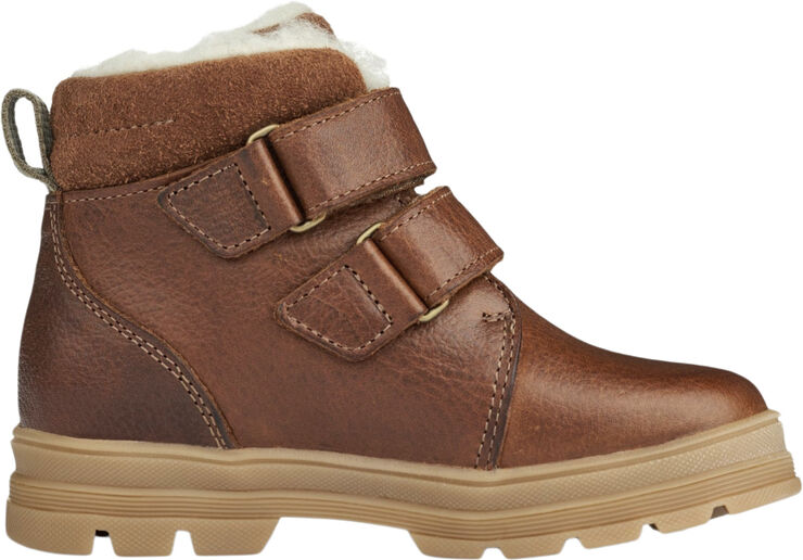 Wheat Dry Velcro Tex Støvle Cognac