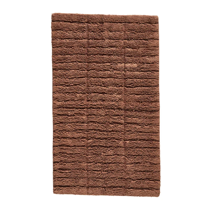 Zone Denmark - Tiles Badezimmermatte, 80 x 50 cm, terracotta
