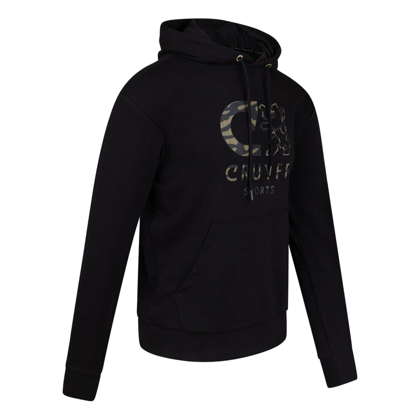 Cruyff Xinner Hoodie Zwart Camo Groen