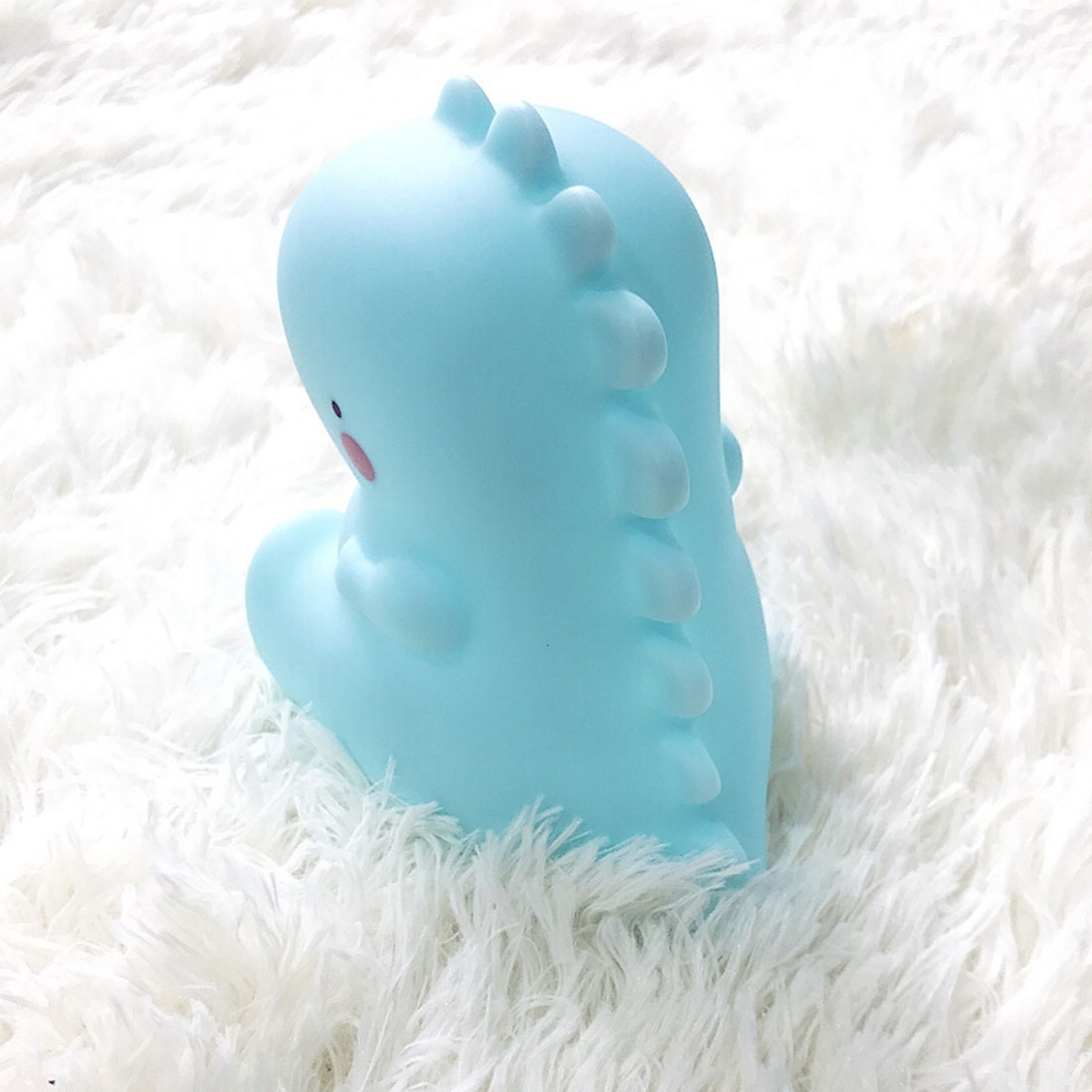 Dinosaurier Kinder Nachtlicht LED Lampe (inkl. 3x LR44 Batterien) - Blau