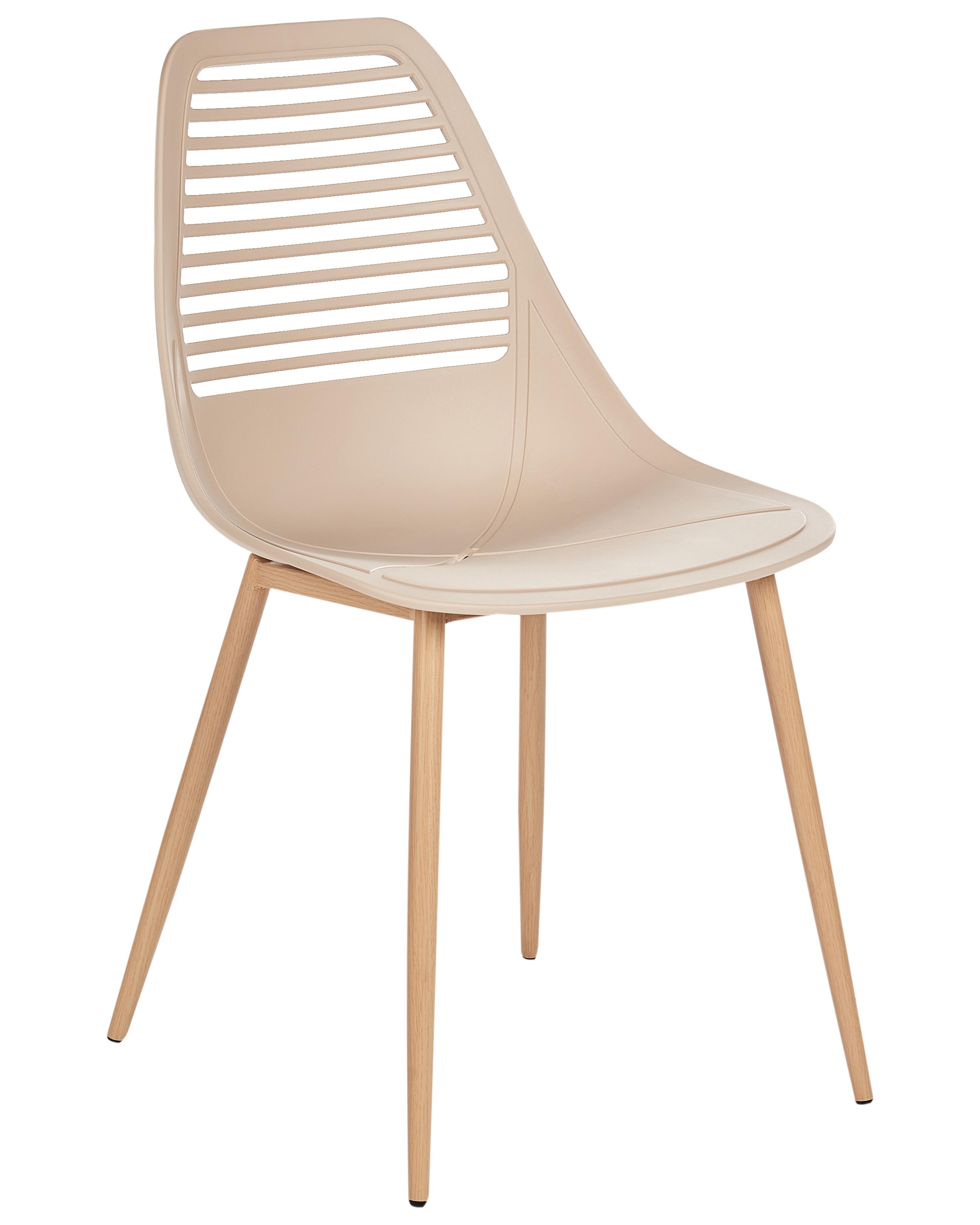 Set van 4 eetkamerstoelen MONTELLO Beige