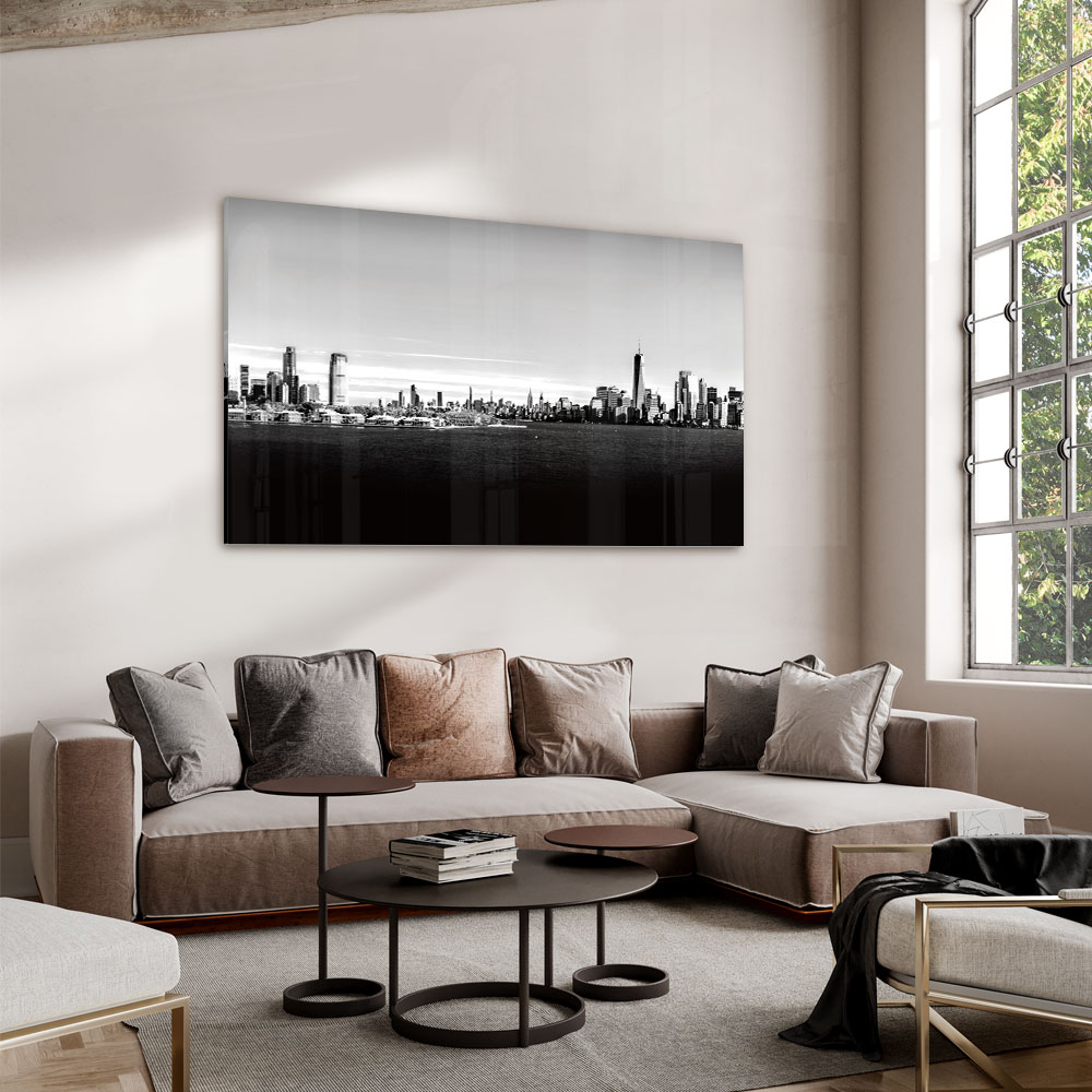 Walljar acrylglas schilderij - Shrouded City Acrylglas schilderij - 50 x 70 cm