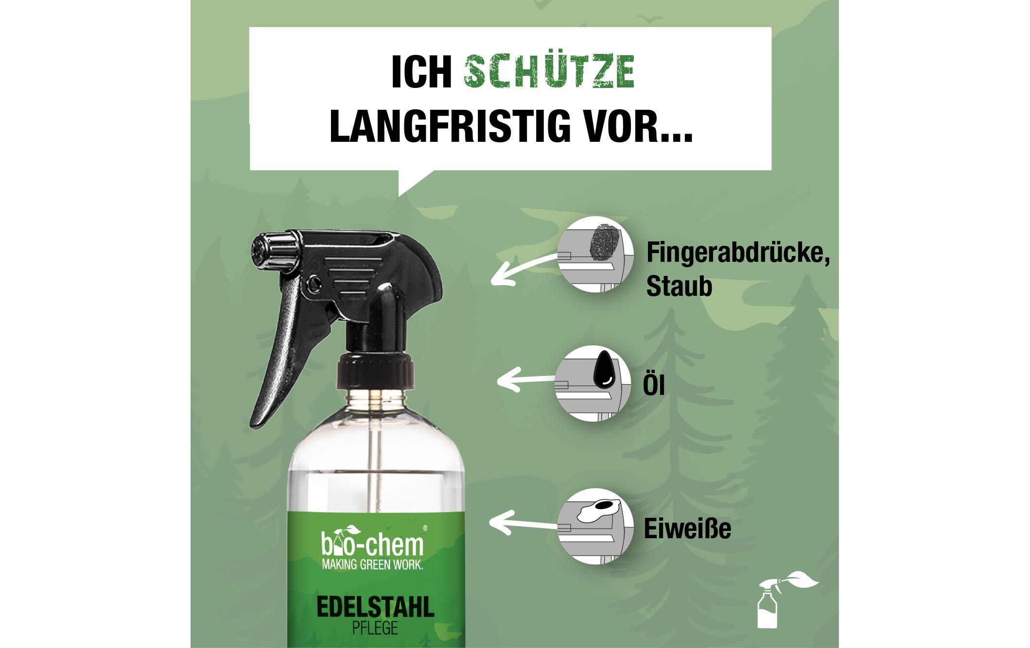 Edelstahl Pflege 750 mlPflegende Reinigung für Oberflächen aus Edelstahl