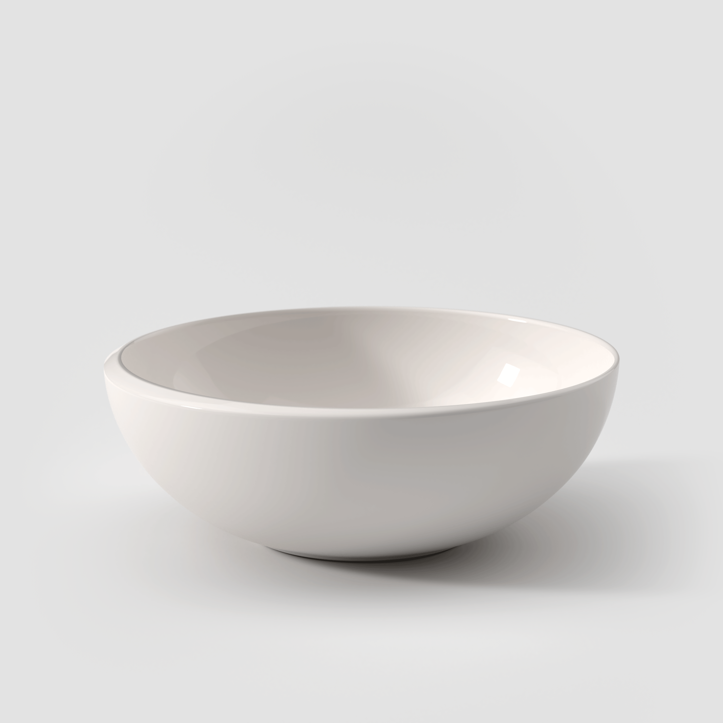 NewMoon Salad serving bowl White, 84.6 oz, Premium Porcelain