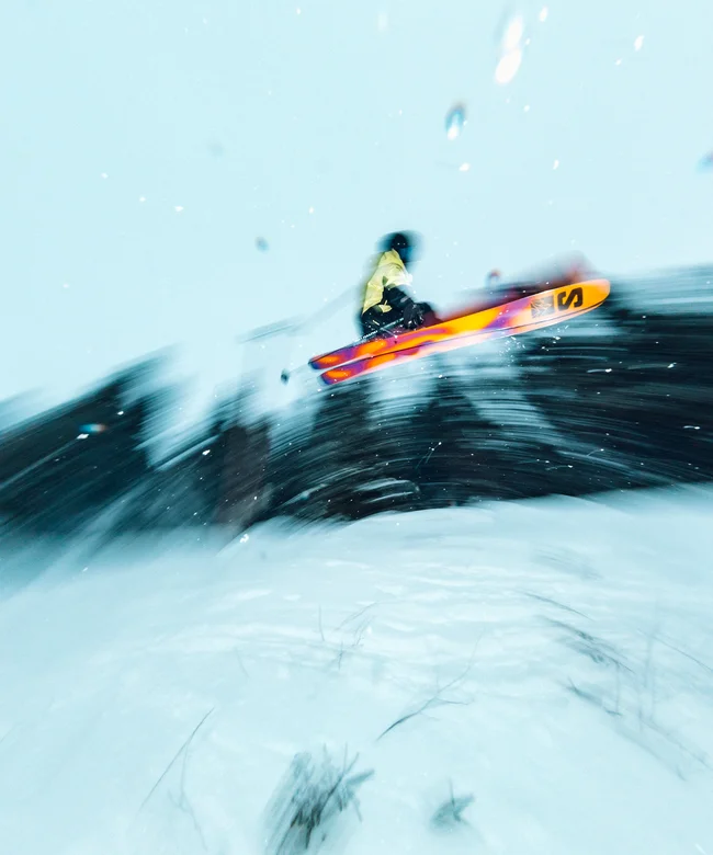 QST 98  Freeride-Ski Unisex ReefWaters/FlameOrange/RoyalPurple