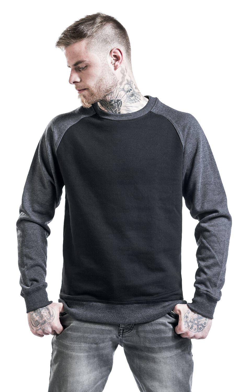 T-shirt Raglan Col Rond | Urban Classics Sweat-shirt