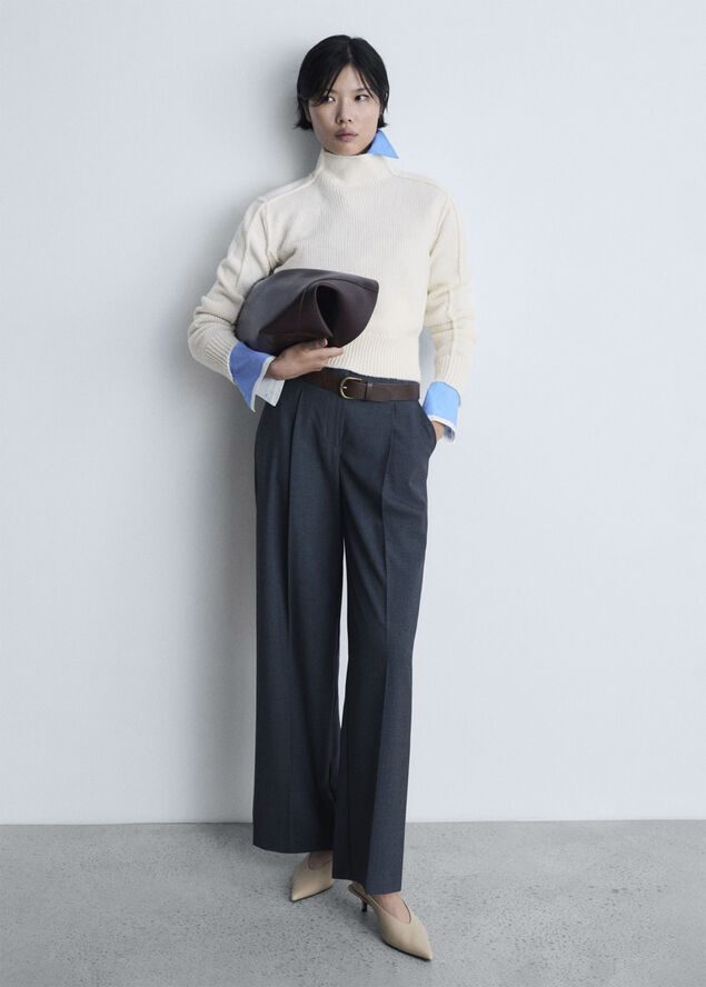 MANGO SWEATER. -- MERCE Light beige