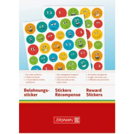 BRUNNEN Stickerblock Belohnung „Smile“ Lehrer-Sortiment A5