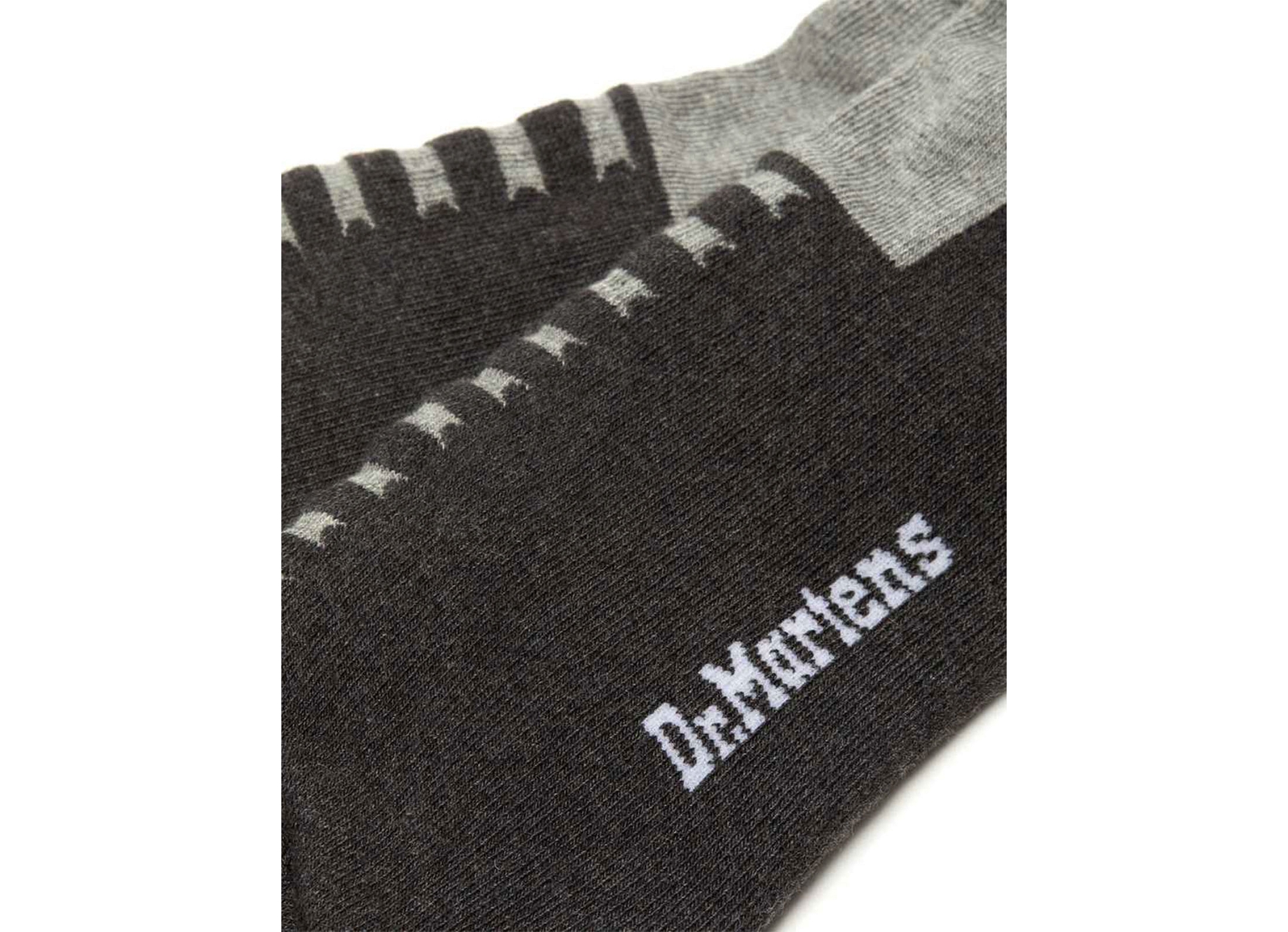 Double doc sock noir gris