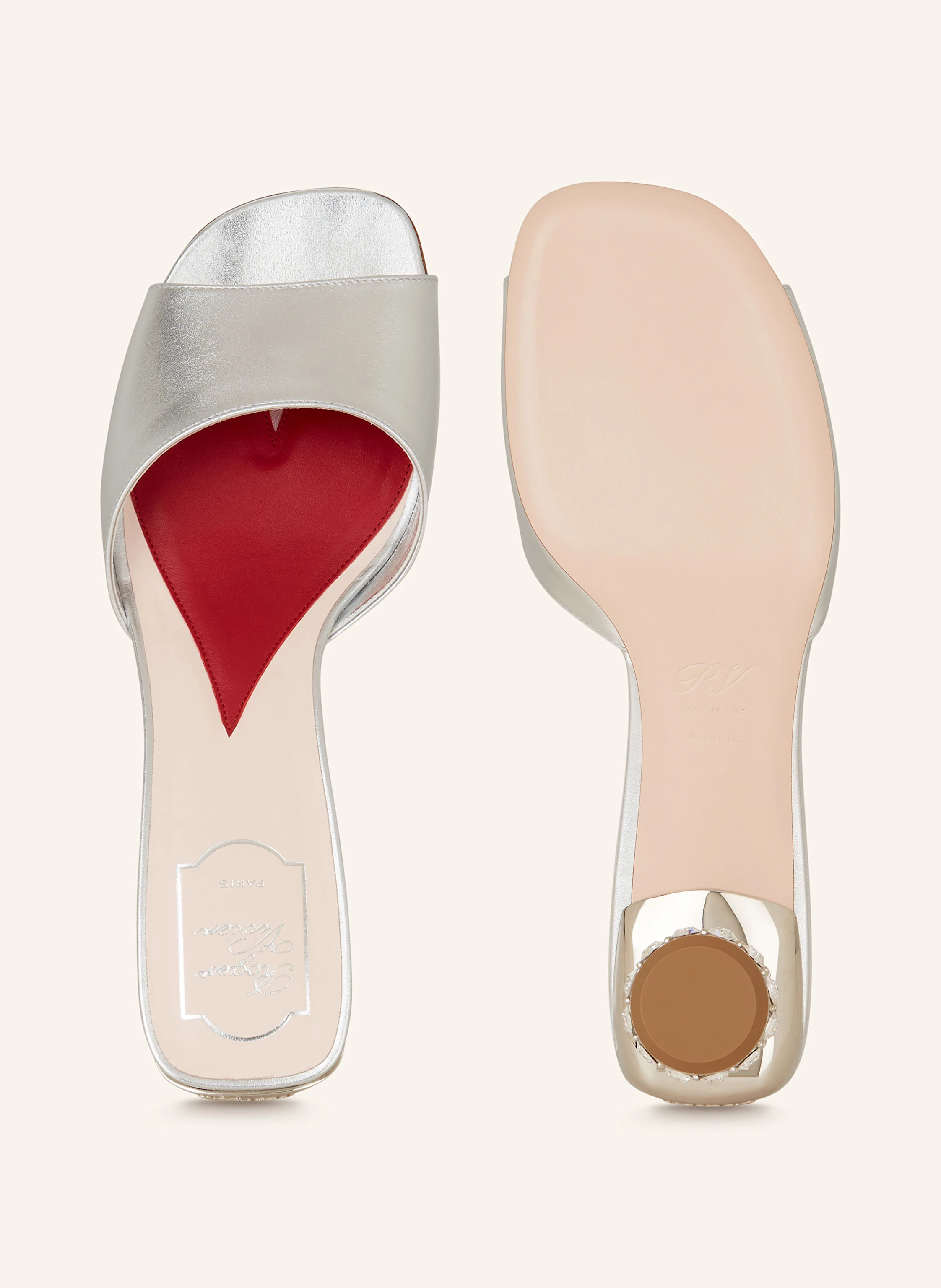 Roger Vivier Mules mit Schmucksteinen
