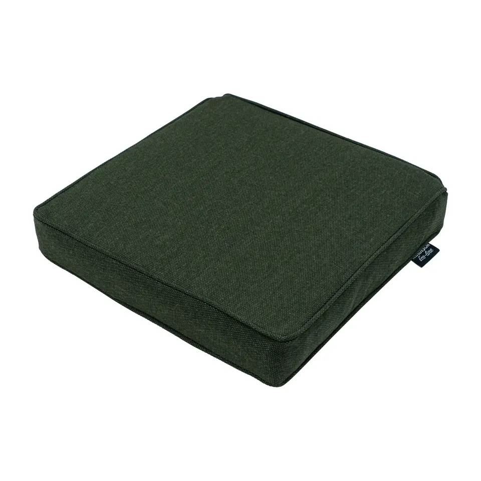 Madison - Zitkussen Green canvas eco  - Ca. 40x40 cm - Set van 4
