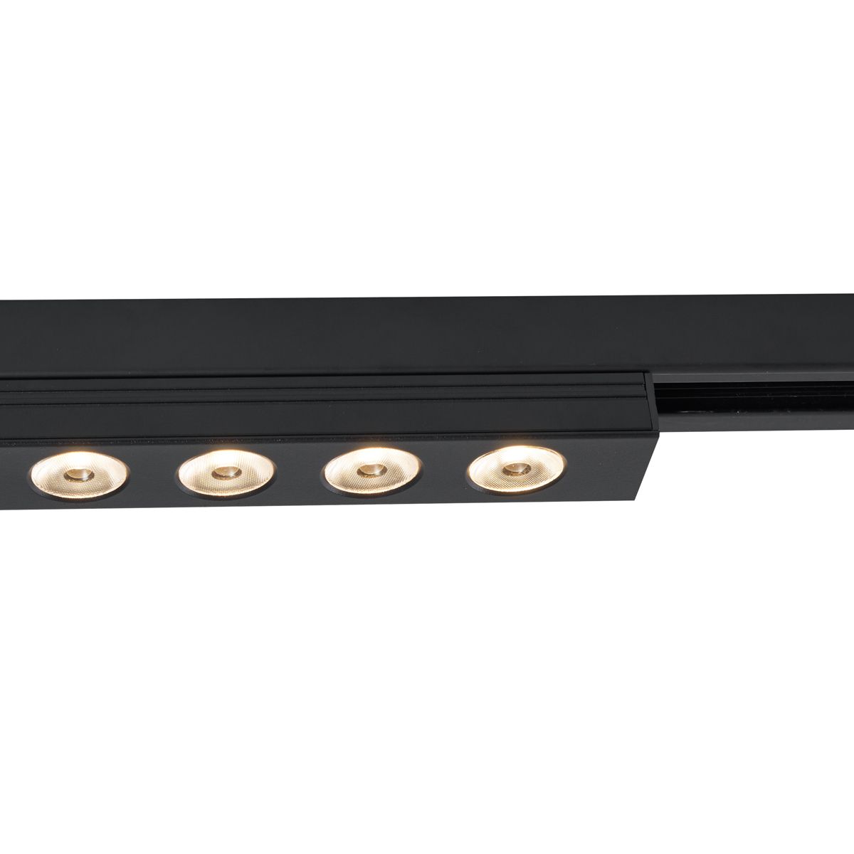 Moderne plafondlamp zwart voor railsysteem 1-fase 15W 1170 lm 3000K - Iconic Tsiri