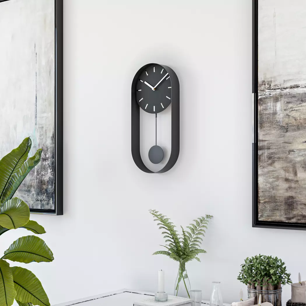 Quarz-Pendelwanduhr 12931 40 x 20 cm