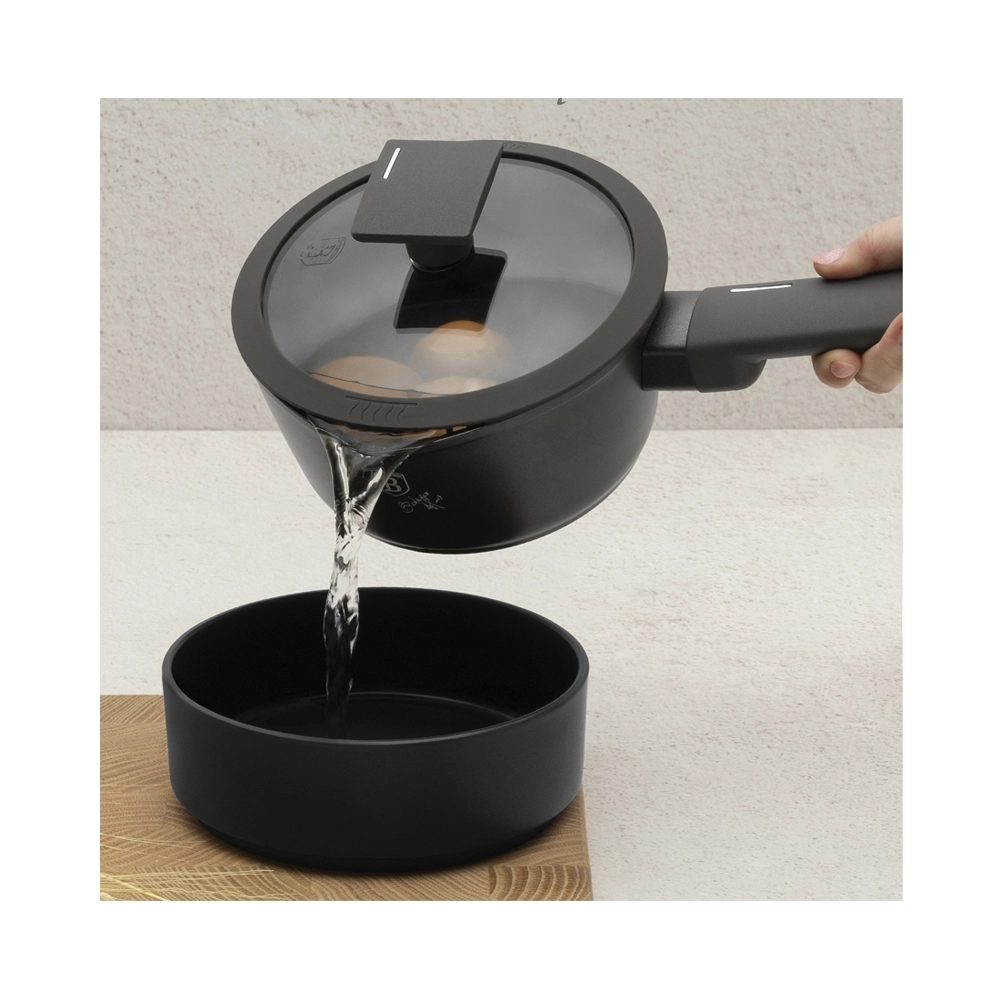 Berlinger Haus 15-teiliges Kochgeschirr-Set matt Anthracite Collection 2.0