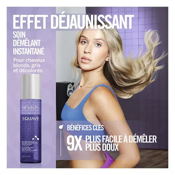 Condicionador desembaraçante bifásico antiamarelamento Revlon Professional Equave™ 200ml