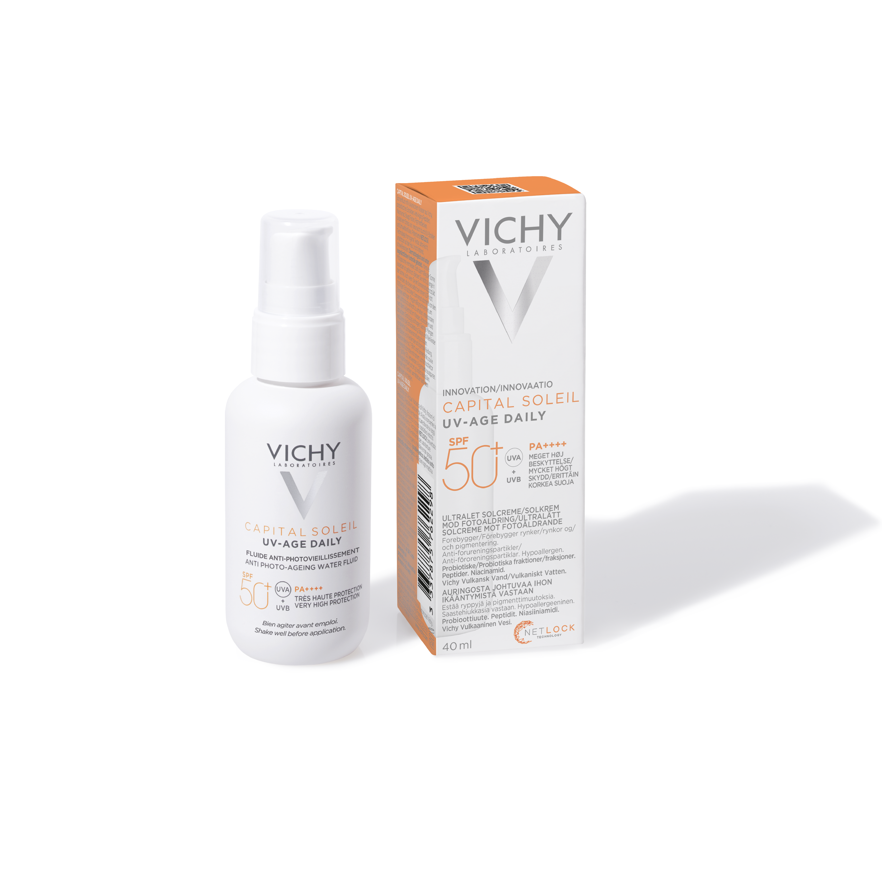 Vichy Capital Soleil UV Age daily<br>40 ml, Flasche, LSF50+