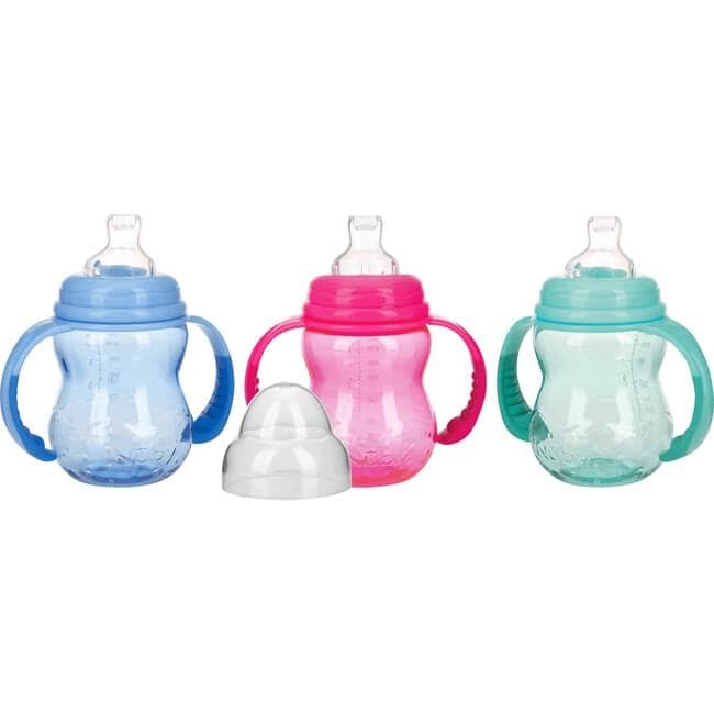 Nuby Oefenfles Uit Tritan Met Tuit Brede Hals6M+