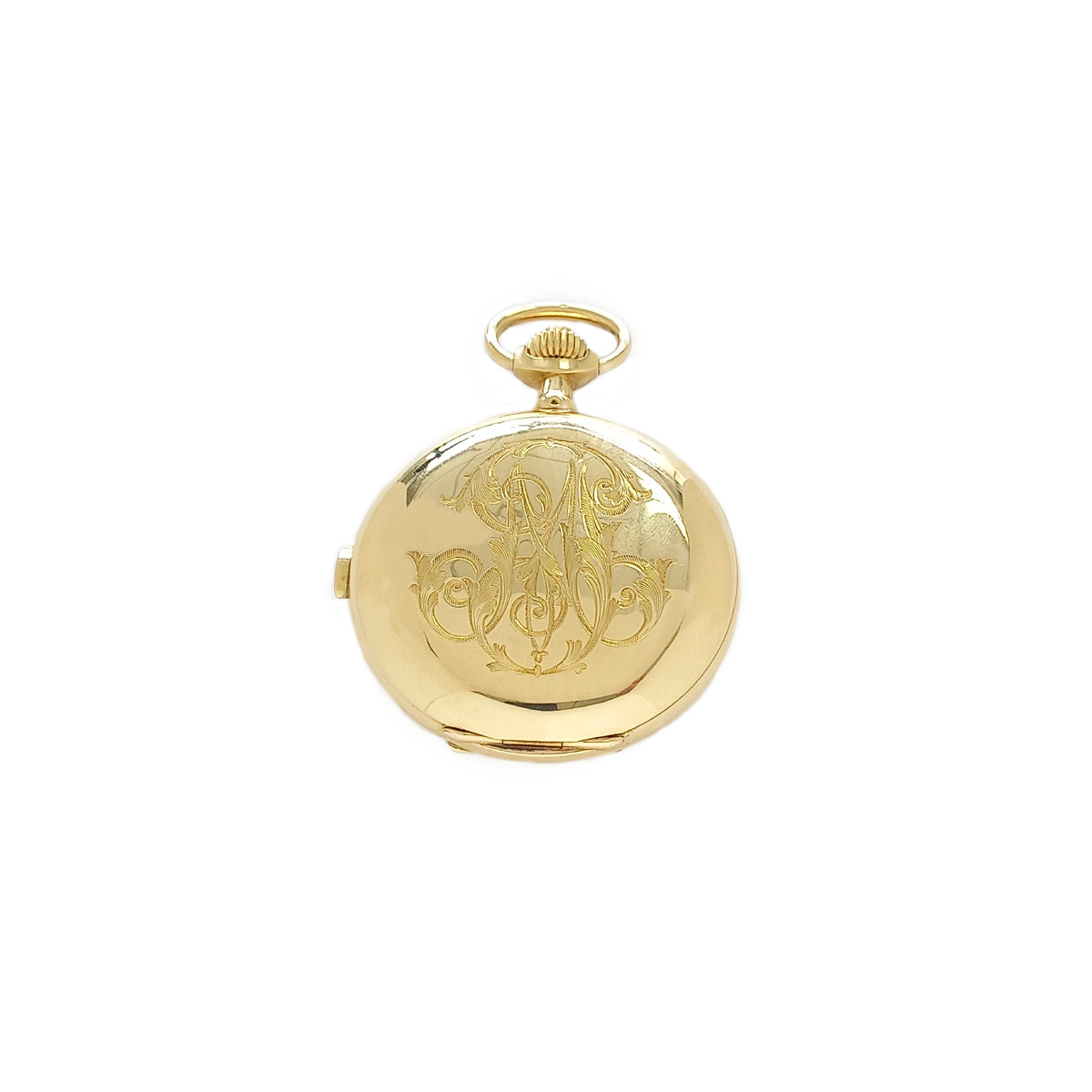 Montre gousset d'occasion or 750 jaune