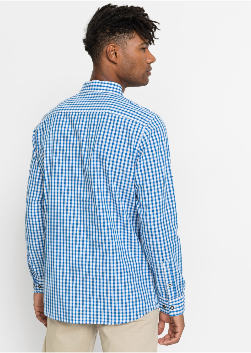Chemise bavaroise avec manches retroussables