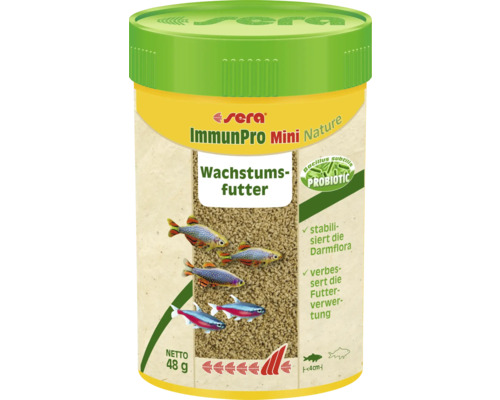 Sera ImmunPro Mini Nature 100 ml korrelvoer voor groei