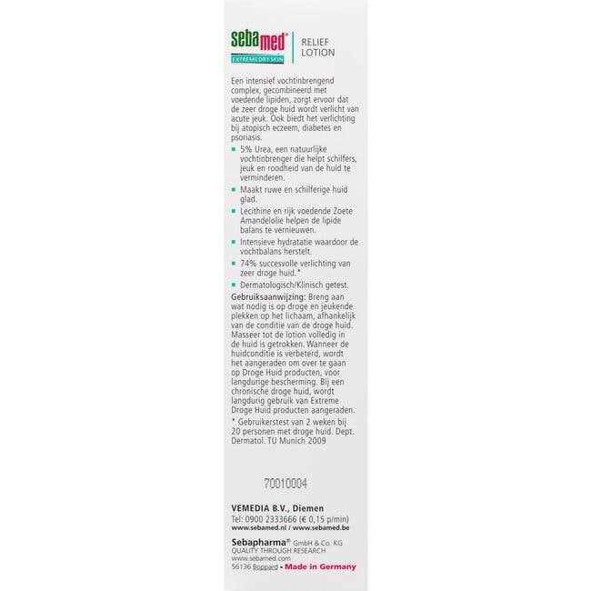 Sebamed Extreme Dry Relief Lotion 5% Urea