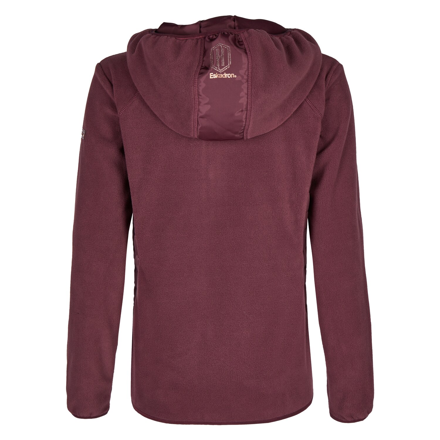 ESKADRON Heritage Fleecejacke Zip-Hood  - cassis