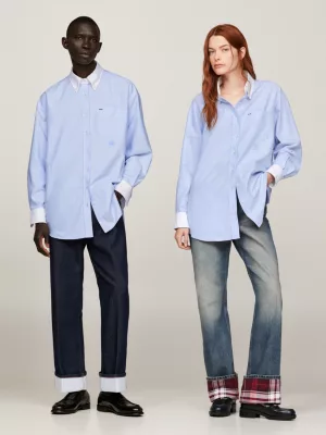Camisa Oxford Crest Archive Boyfriend Fit
