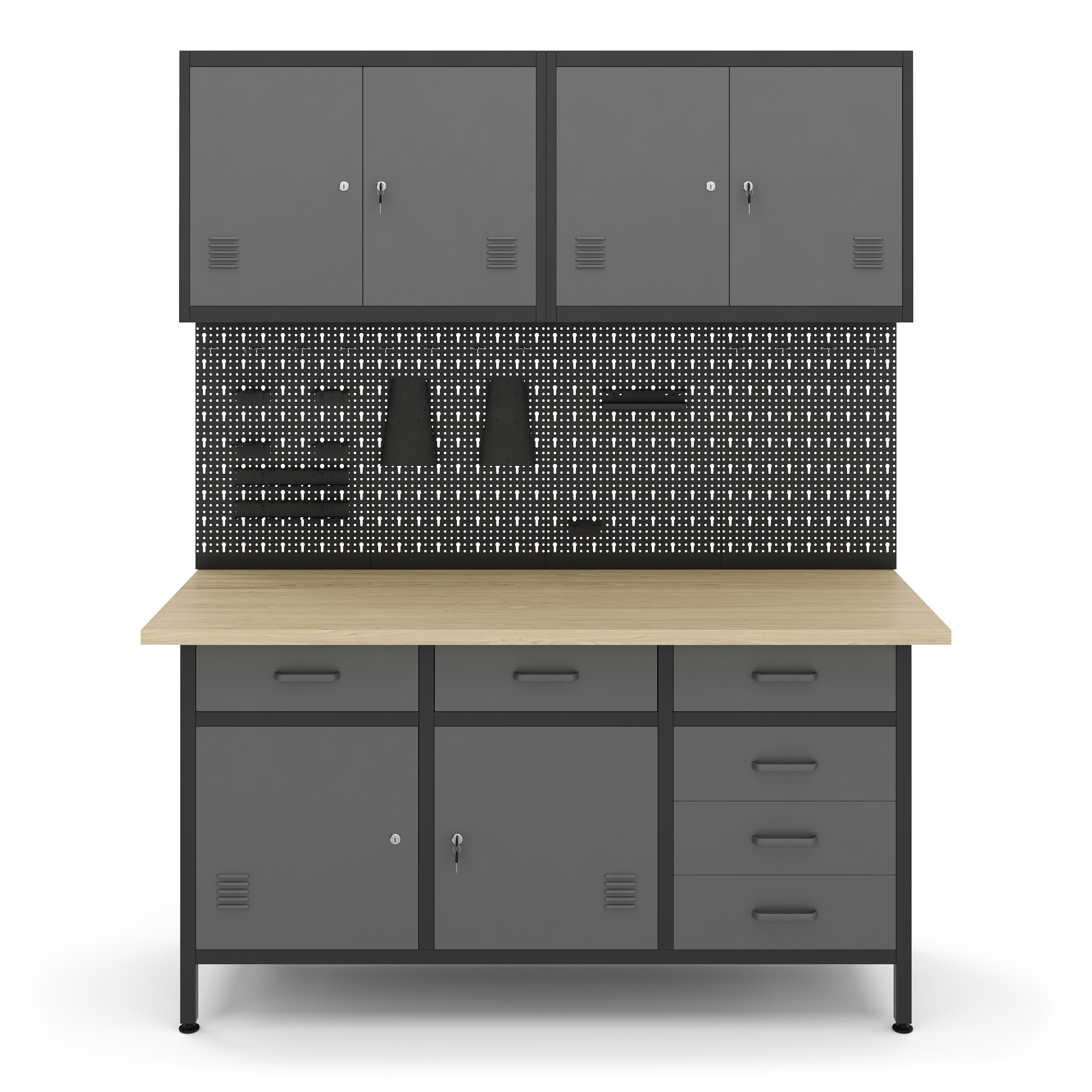 Werkstatt Set 5-teilig 160 cm