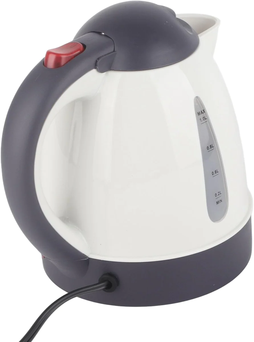 Bouilloire Portable pour Voiture de 1L 24V blanc noir Vendos85