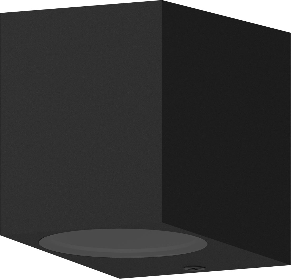 Calex wandlamp Sanremo zwart 6,8 x 8,1 x 9,2 cm