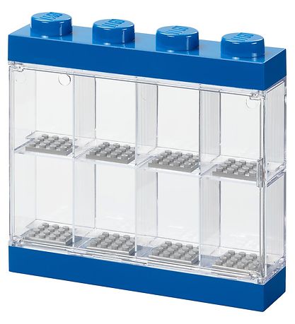 LEGO® Storage Minifiguren-Display - 8 Rum - 19 cm - Blau