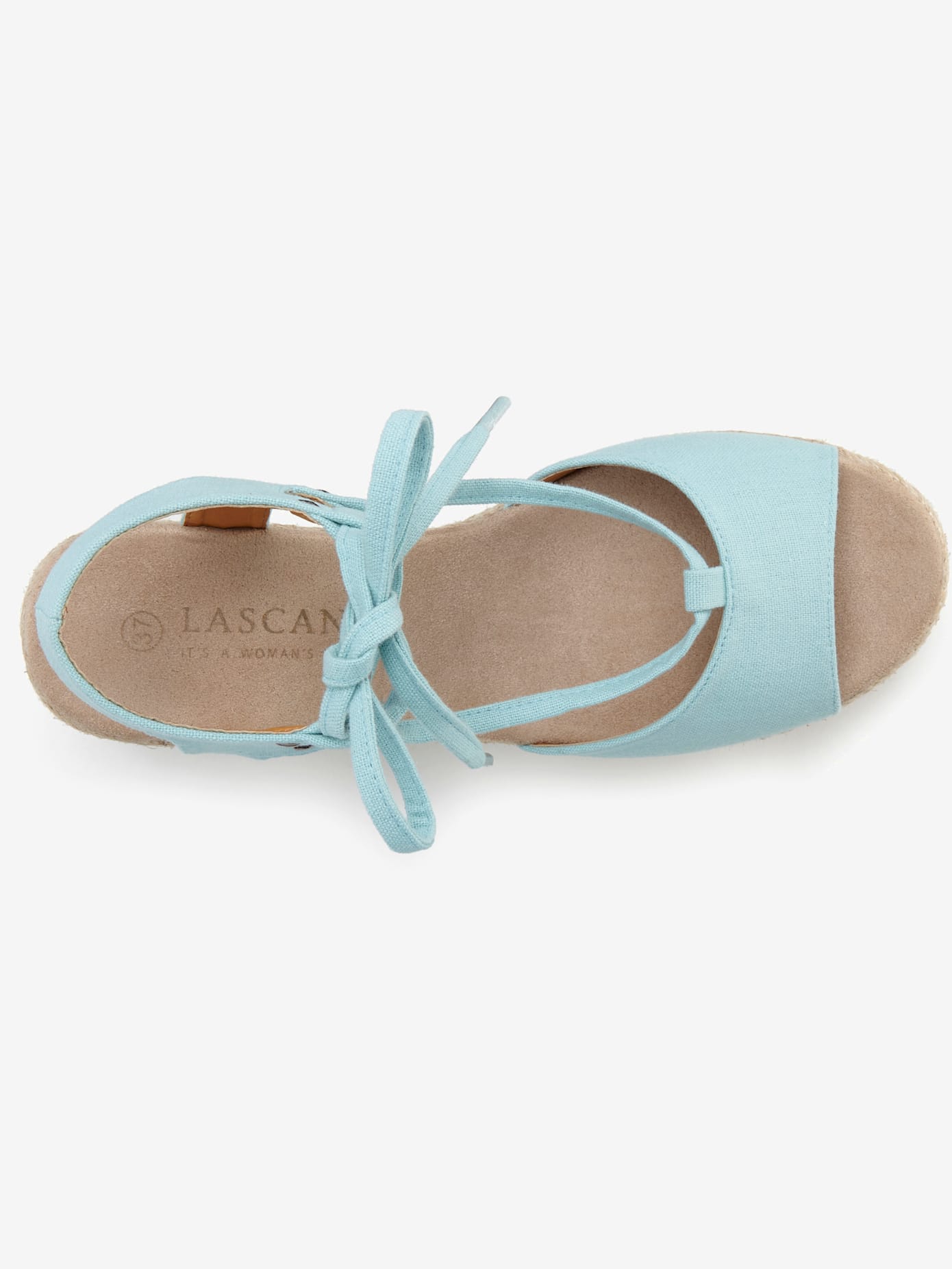 Sandales compensées talon confortable