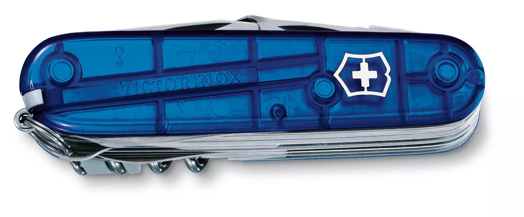 Swiss Champ-blau transparent