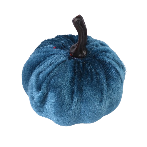 (12er Set) Stoff Herbst Kürbis Deko Aufsteller Home Accessoire Thanksgiving / Halloween Tischdekoration - Bunt