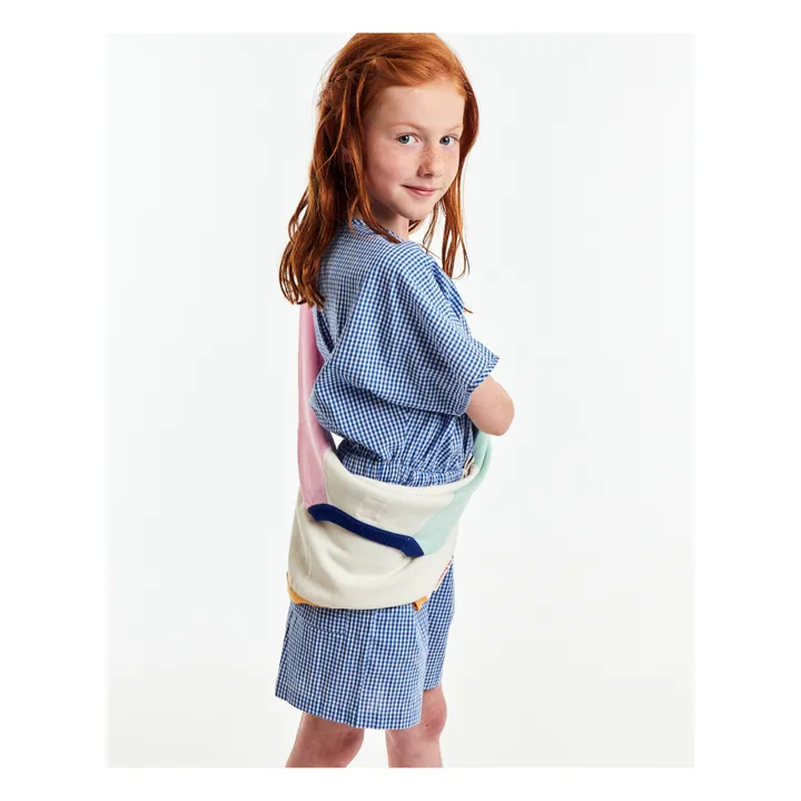 AO76 Combishort Carreaux Youri | Bleu