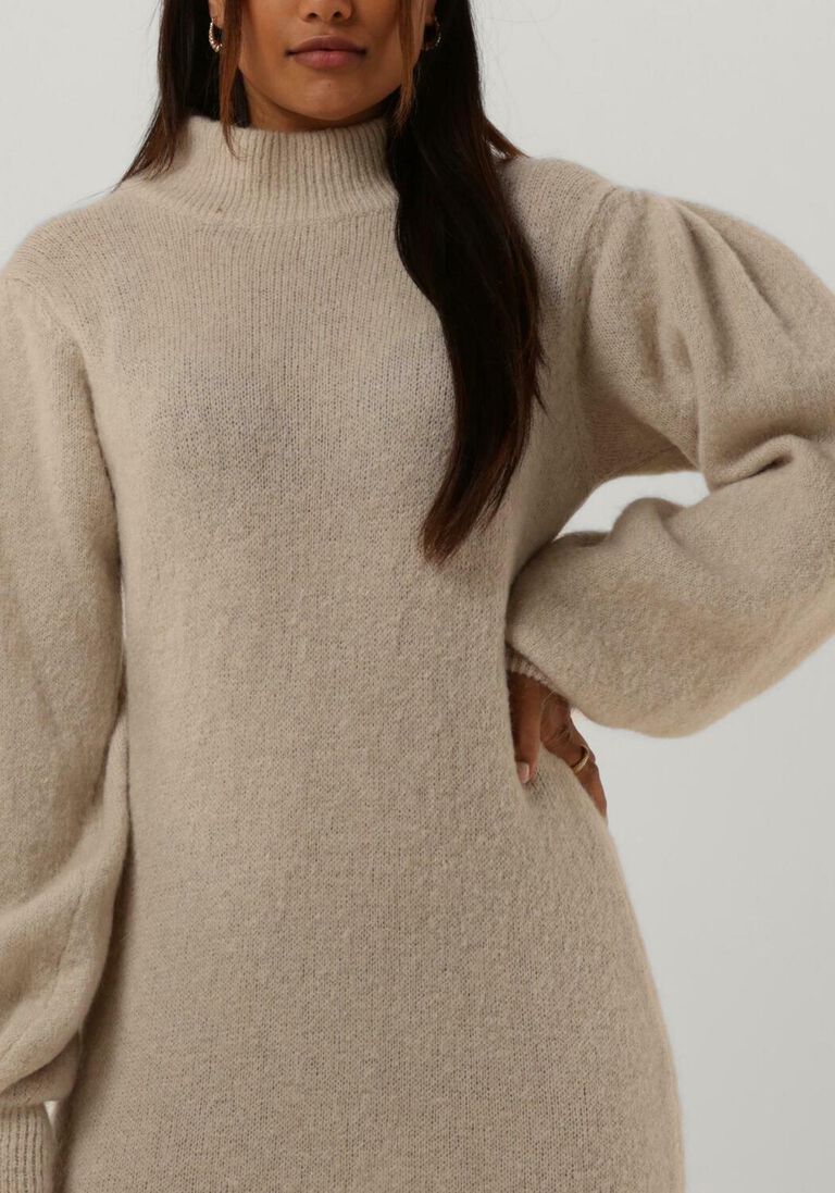 IBANA beige ibana midi jurk doloris