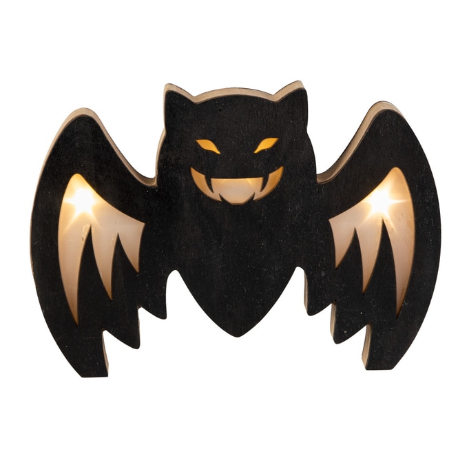 Fledermaus mit LED - ca. 19,5 x 2 x 14 cm