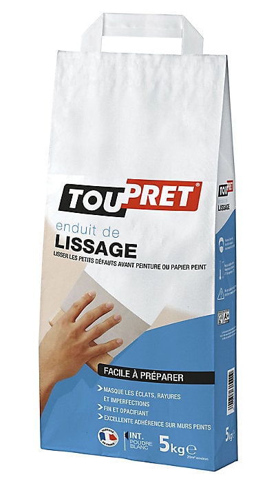 Enduit de lissage poudre Toupret 5kg