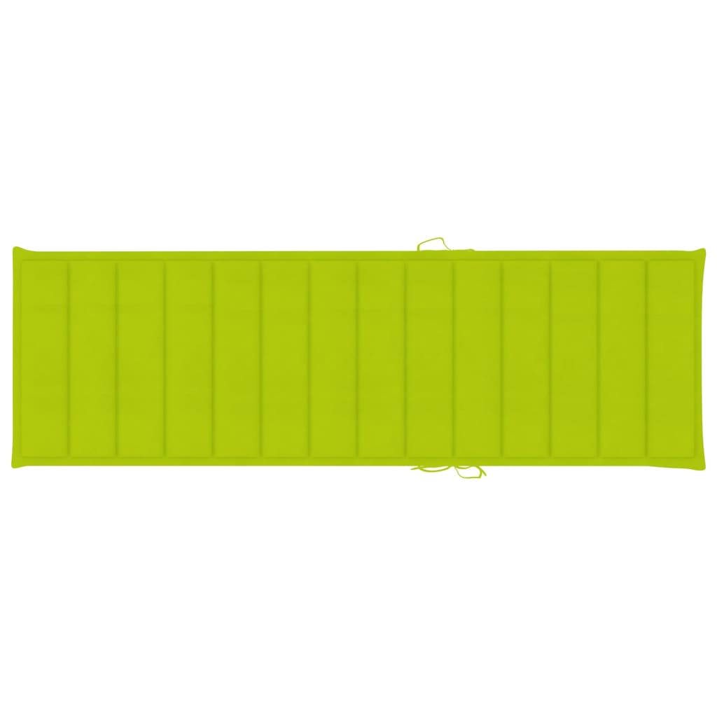 Transat chaise longue bain de soleil lit de jardin terrasse meuble d'extérieur 2 places avec coussin acacia solide et acier 0
