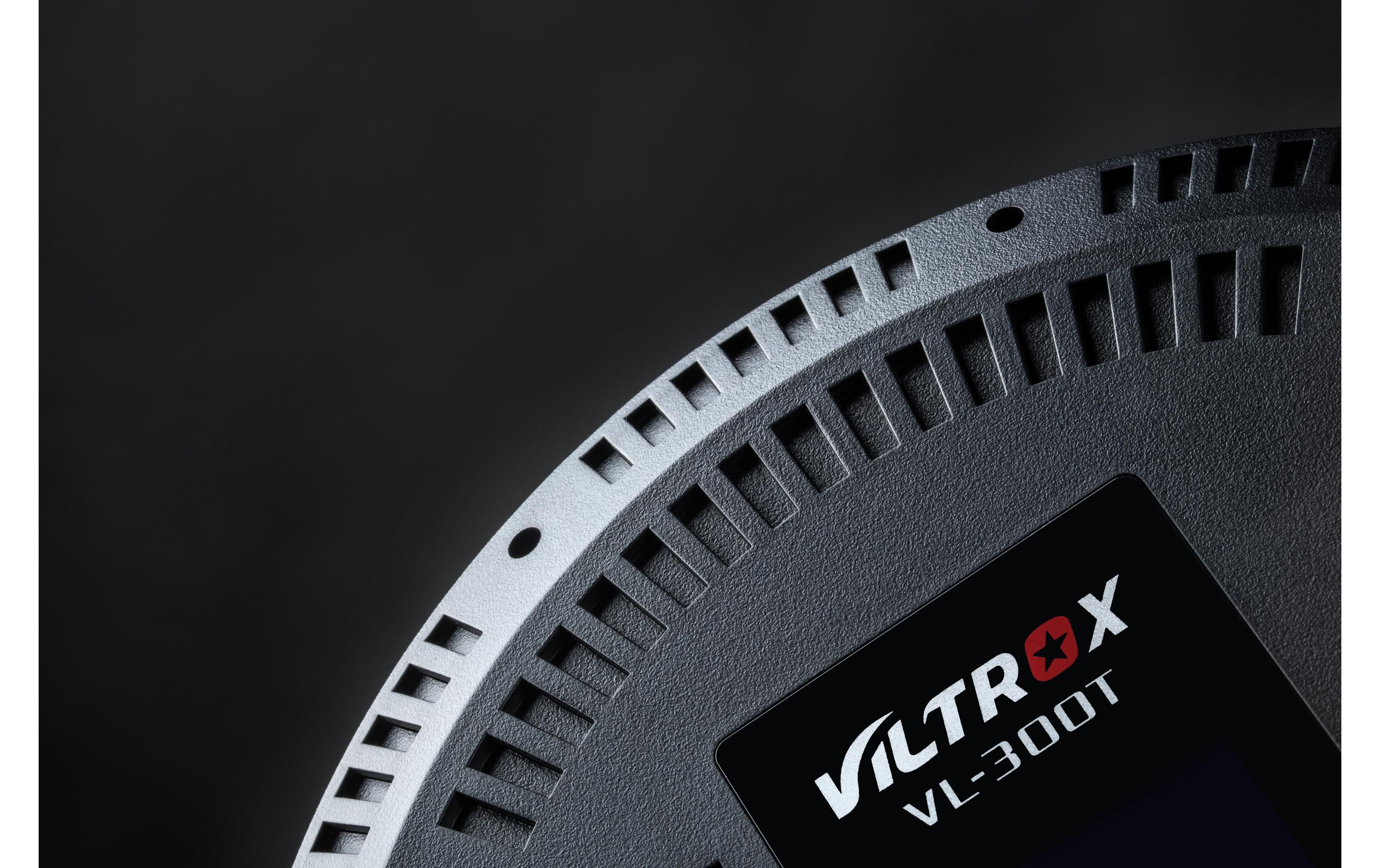 Videoleuchte VL-300T Bi-colorRundes Studiolicht mit integriertem Display