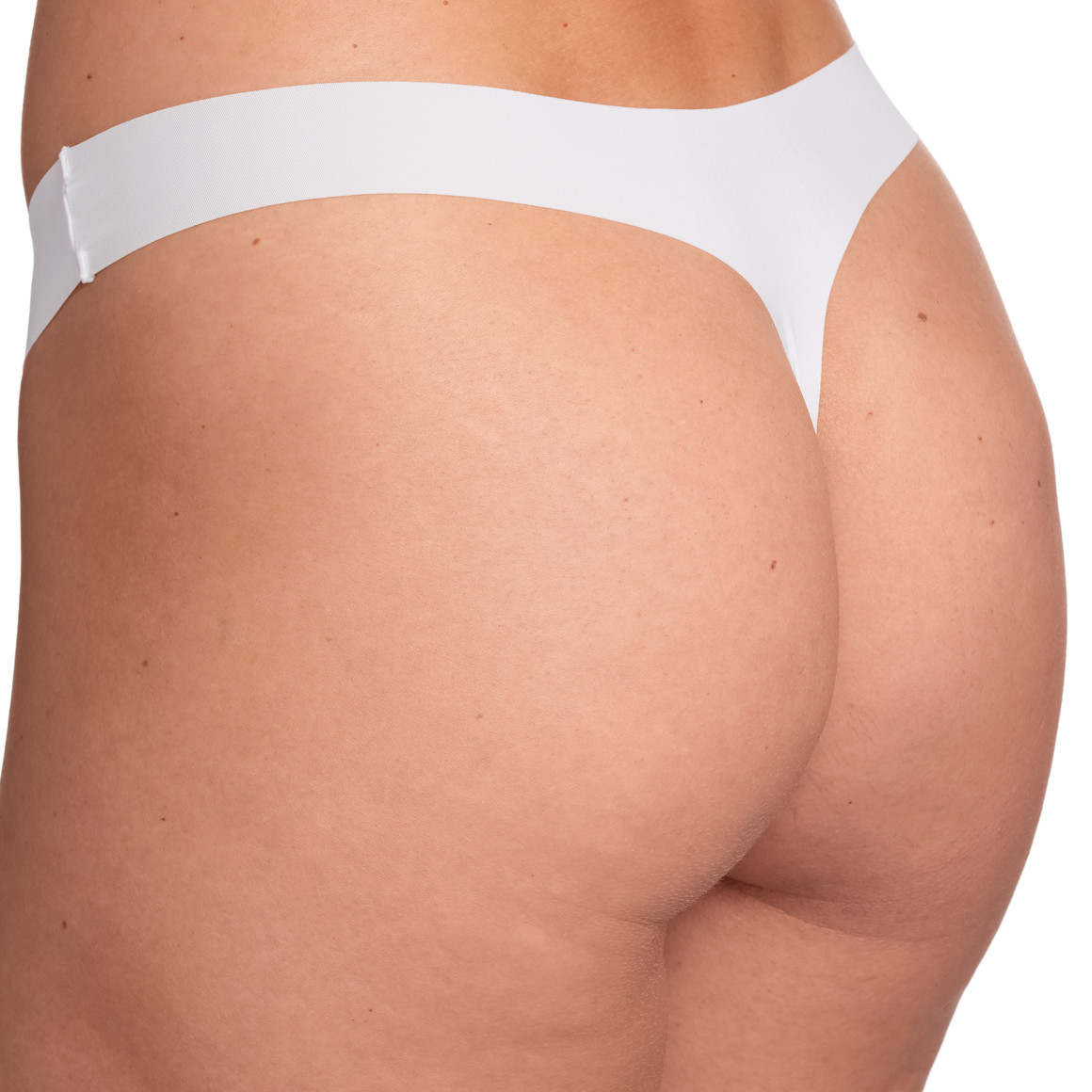Gina Benotti Damen Seamless-String im Basic-Look weiss