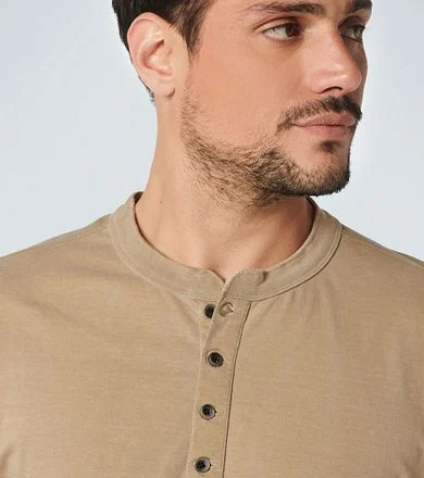 No Excess T-Shirt Knoop Khaki 20350420-043 kopen