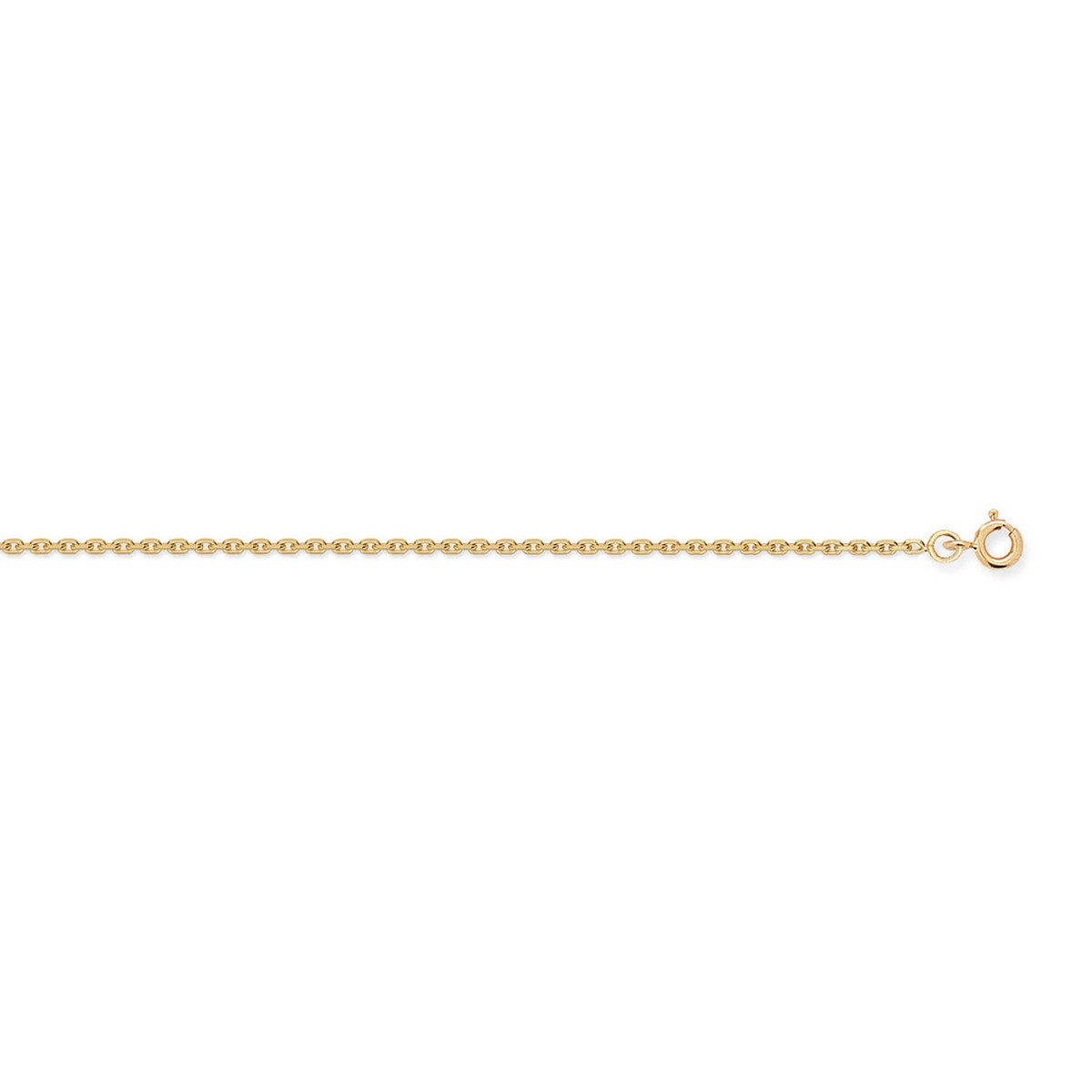 Chaine Brillaxis maille forçat or jaune 18 carats