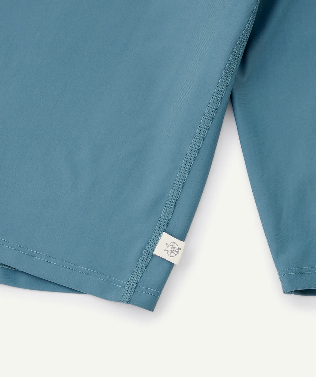 LASSIGT-SHIRT ANTI-UV BÉBÉ BLEU MARINE IMPRIMÉ BALEINE