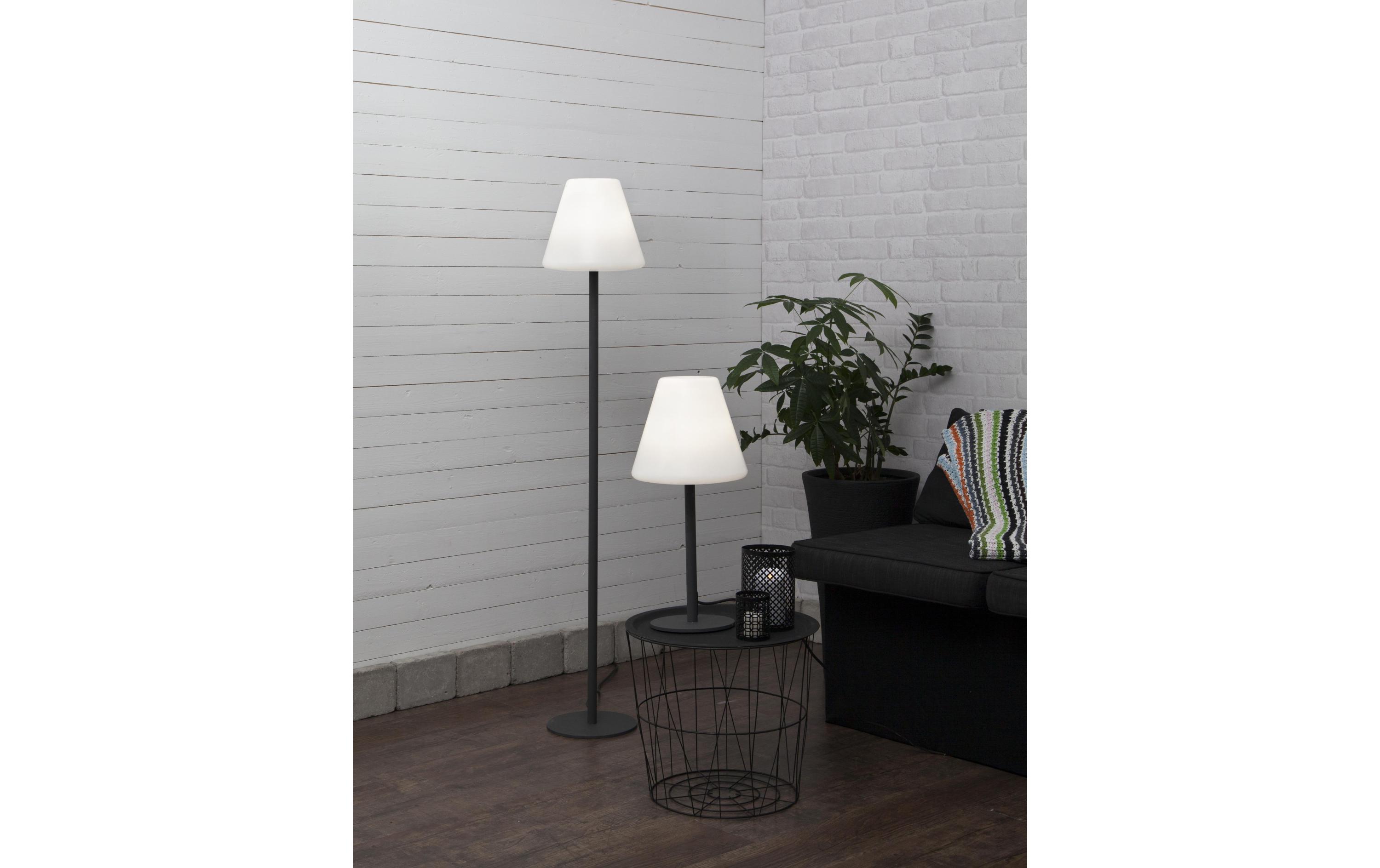 Tischleuchte Kreta, 60 cm, GrauTischleuchte für den Aussenbereich