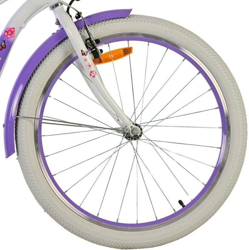 Volare - Lovely - Kinderfiets - Paars - Metaal - 7 Versnellingen