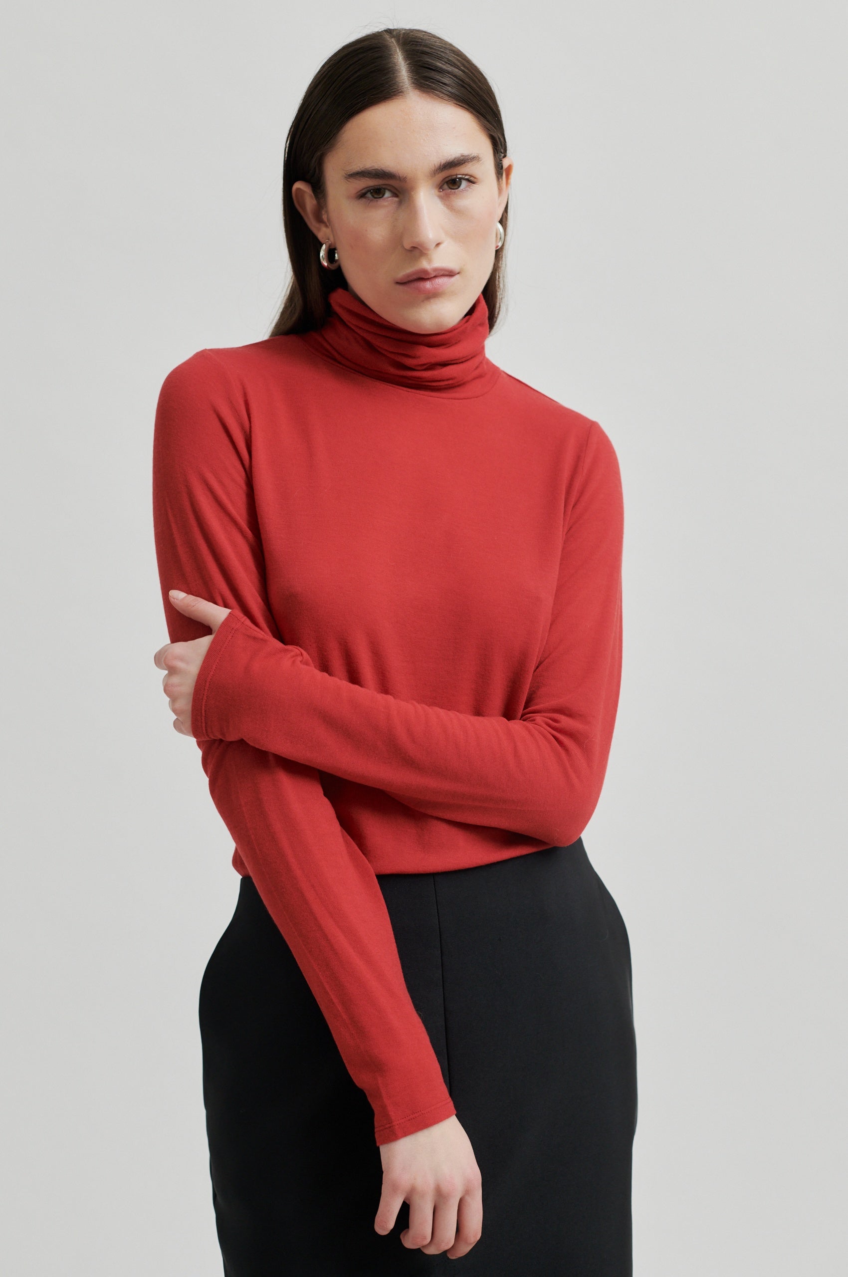Second Female  Matima T-Neck langærmet t-shirt - Emboldened